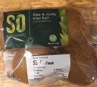 So organic ripe & ready kiwi fruit