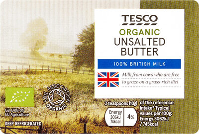 Organic Unsalted Butter — pack