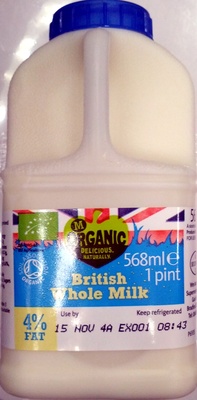 British Whole Milk — pack