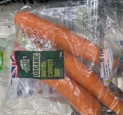 Organic british carrots — pack