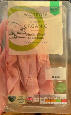 Finely sliced roasr ham — pack