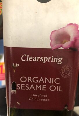 Organic sesame oil — pack