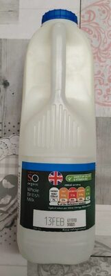 Whole british milk — pack