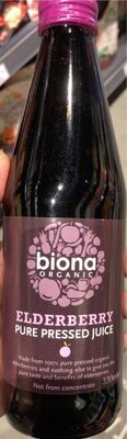Elderberry Pure Pressed Juice — pack