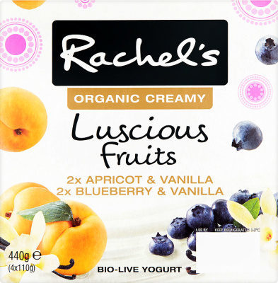 Rachel's Luscious Fruits and Vanilla Yogurts — pack