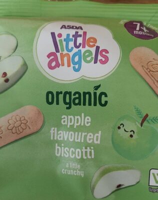 Little angel organic apple flavoured biscotti — pack