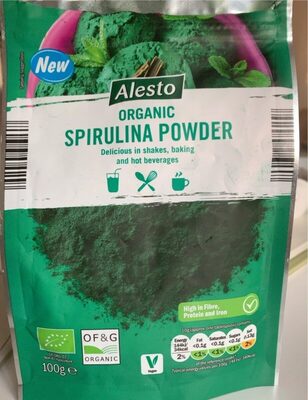 Organic spirulina powder — pack