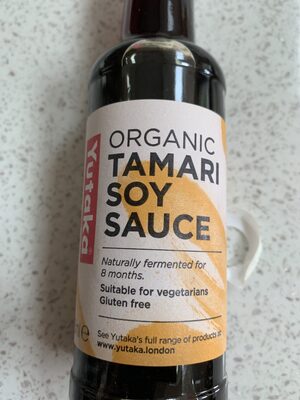Organic tamari soy sauce — pack