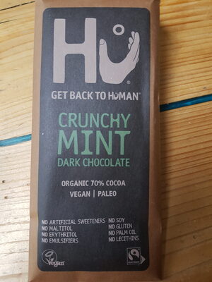 Crunchy Mint dark chocolate — pack