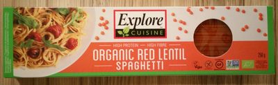 Organic Red Lentil Spaghetti — pack