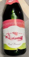 Apple Pomegranate Flavor organic sparkling juice beverage