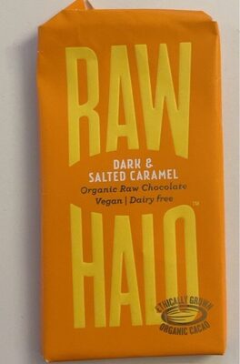 Dark & Salted Caramel Vegan Chocolate — pack