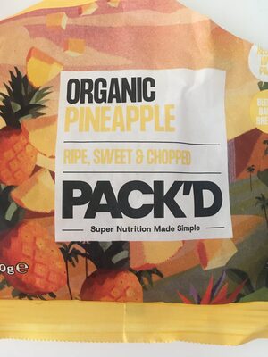 Pack’d organic pineapple — pack