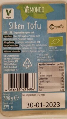 Silken tofu — pack