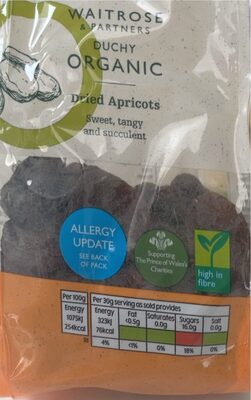 Organic dried apricots — pack