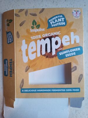 Tempeh with sunflower seeds — pack
