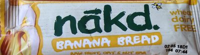 Barre Nākd Banana Bread — pack