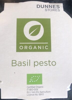Organic pesto — pack