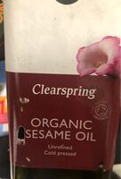 Organic sesame oil