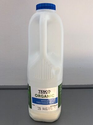 Organic Whole Free Range Milk — pack