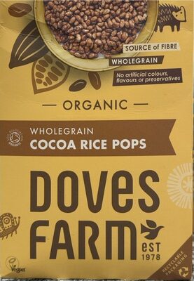 Organic Whole Grain Cocoa Rice Pops — pack