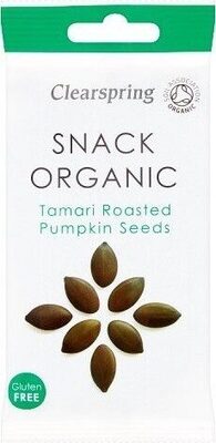 Snack Organic Tamari Roasted Pumpkin Seeds — pack