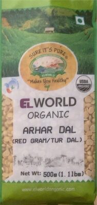 Organic Arhar Dal — pack