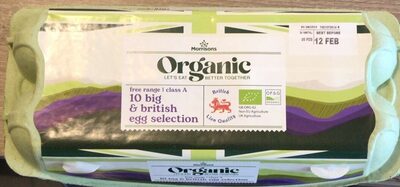 Organic Eggs — pack
