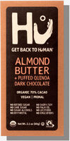 Almond Butter + Puffed Quinoa Dark Chocolate