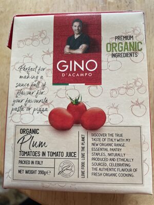 Organic plum tomatoes — pack