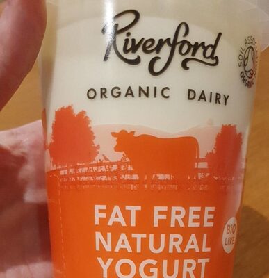 Fat free natural yogurt — pack