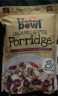 Organic porridge — pack