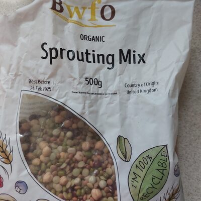 Organic Sprouting Seeds — pack