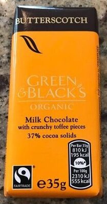 Milk chocolate Butterscotch — pack