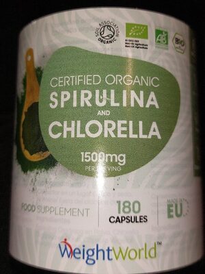Spirulina and clorella — pack
