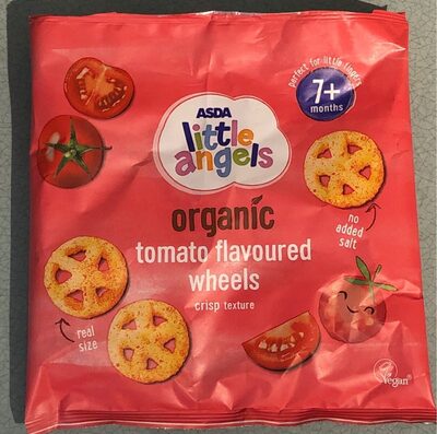Organic tomato flavoured wheels — pack