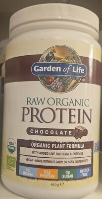 Raw organic protein chocolate — pack