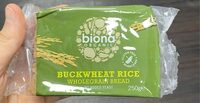Buckwheat rice wholegrain bread
