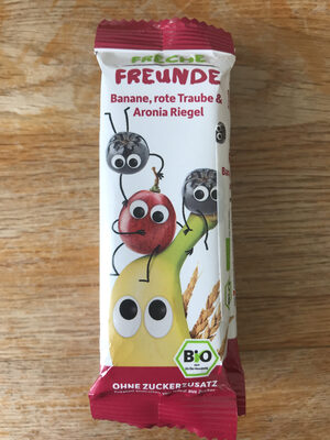 Freche Freunde - Banane, rote Traube & Aronia Riegel — pack
