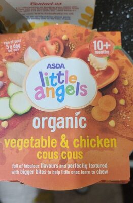 Vegetable and chicken cous cous — pack