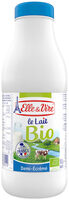 Organic UHT sterilised semi-skimmed milk - Long life