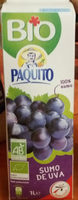 Jus de Raisin Biologique - 100 % Pur fruits pressés