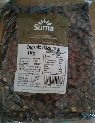 Organic Hazelnuts — pack