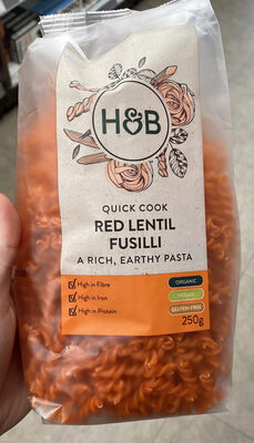 Quick Cooks Red Lentil Fusili — pack