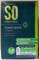 Green Lentils In Water
