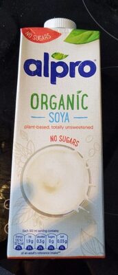 Organic Soya Unsweetened U.H.T. — pack