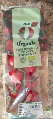 Asda Organic Vine Ripened Cherry Tomatoes — pack