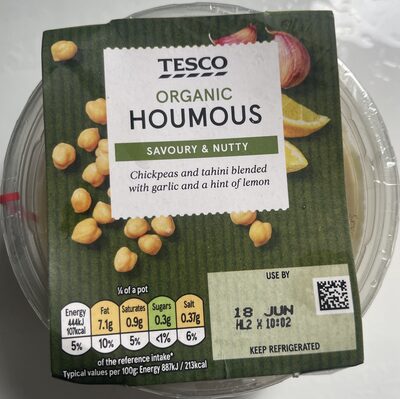 Organic Houmous — pack