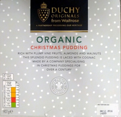 Organic Christmas Pudding — pack