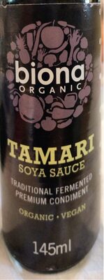 Tamari soya sauce — pack